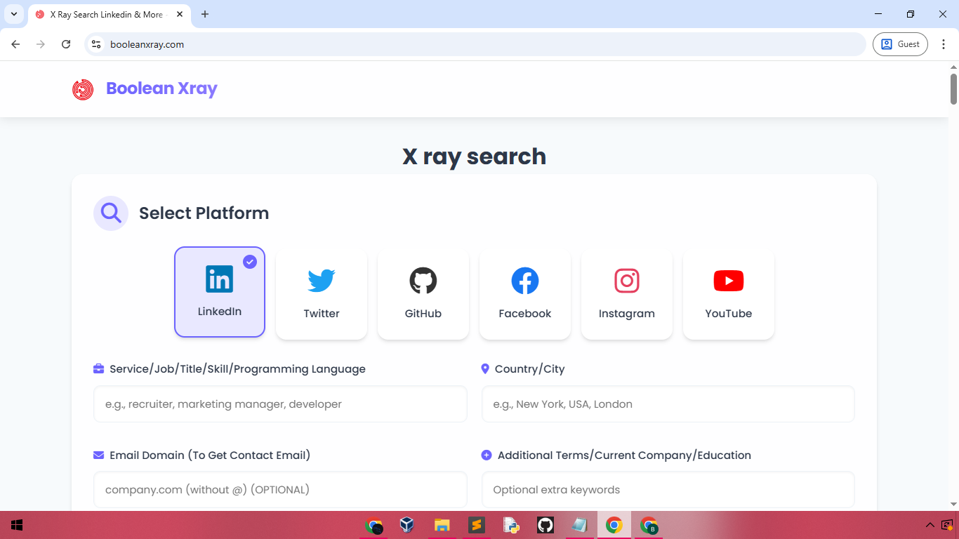 Google X Ray Search With Boolean Xray