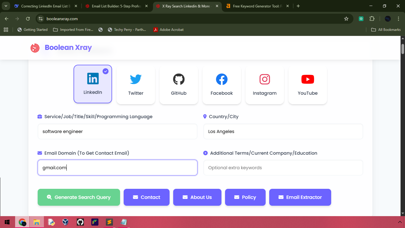 Professional Outreach Implementation