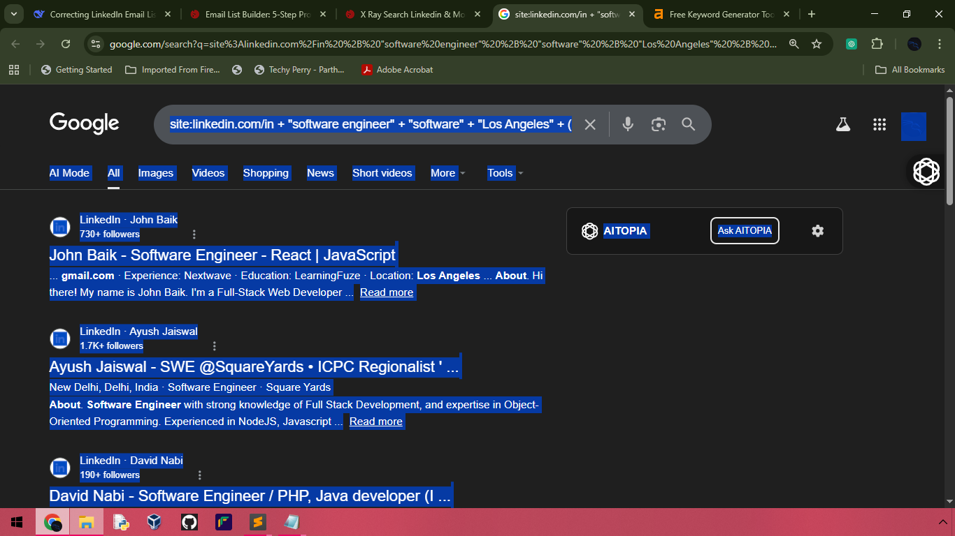 Strategic List Organization
